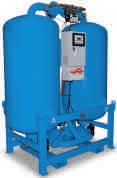 DB ADSORPTION DRYER: MOISTURE FREE AIR Adsorption drying produces dry compressed air which eliminates the risk of contamination from residual water vapour contained in the compressed air.