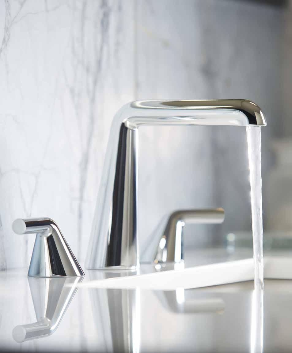 TAPER BY BIG COLLECTION BJARKE INGELS FORM AND FUNCTION Setting the industry standard with meticulous craftsmanship and state-of-the-art technology, KALLISTA faucets, fixtures and suites offer