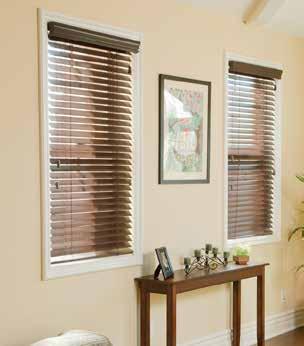Industry s #1 faux wood blind Award-winning SmartPrivacy provides tighter closure and concealed route holes for extra privacy and less light