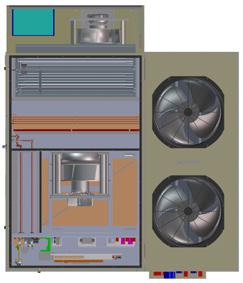 Application Considerations Figure 13: Service Clearances Small Cabinet 003 006 Medium Cabinet 007 015 Exhaust Fan