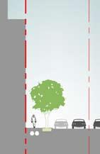R.O.W.: 70 ft Lanes: 2 Sector Plan Min. R.O.W.: 70 ft Lanes: 2 Guidelines Parking: Trees: Sidewalk: Setback: Street Wall: Median: None 40-45 o.