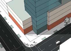 1 2. Street Wall Recess - Tower full height may be fully expressed at street level if related to