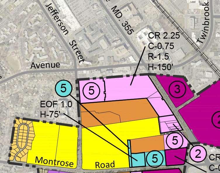 Zones Proposed