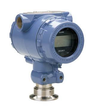 Rosemount 2090F Hygienic Pressure Transmitter Product Data Sheet November 2016 00813-0100-4698, Rev FC Conforms to 3-A Sanitary Standards Features CIP/SIP service for process