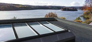 modular skylights VELUX Modular Skylights Open up larger roof expanses Roof pitch VELUX Modular Skylights Smoke ventilation and