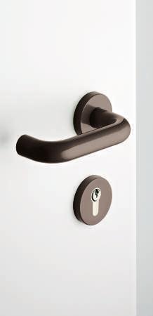 ARCHITECTURAL IRONMONGERS System 111 NEU: UMBER Design classic in umber available from October 2014 Selected HEWI colours set accents Enables highly contrasting design at the door Handrails,