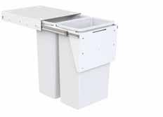 TOP MOUNTING PRESS-RELEASE DISCONNECT DEVICE 1 x 20 litre bucket 260mm w x 415mm h x 360mm d 2 x 20 litre buckets 300mm w x 415mm h x 510mm d 1 x 40 litre bucket 268mm w x 615mm h x 410mm d SMOOTH