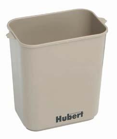 79 Commercial Waste Receptacle & Lid Tough commercial-grade resin and textured finish hides dirt and