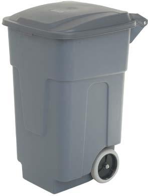 Bin is molded from durable, UV-stabilized material suitable for indoor or outdoor use. 39 Gal.