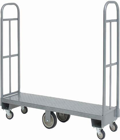 29 3-Shelf Heavy-Duty Stainless Steel Utility Cart Stainless steel construction with a brushed finish. Four 5 Dia casters (2 swivel, 2 rigid). 1100 lb.