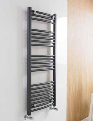 Heating Square Exceptional Heat Output Ladder Rail Curved