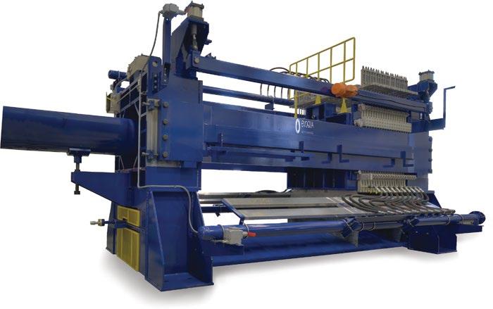MC PRESS FILTER PRESS SOLID PERFORMANCE The MC Press filter press is one of the most versatile dewatering devices for use in high capacity, high throughput, high solids dewatering applications common