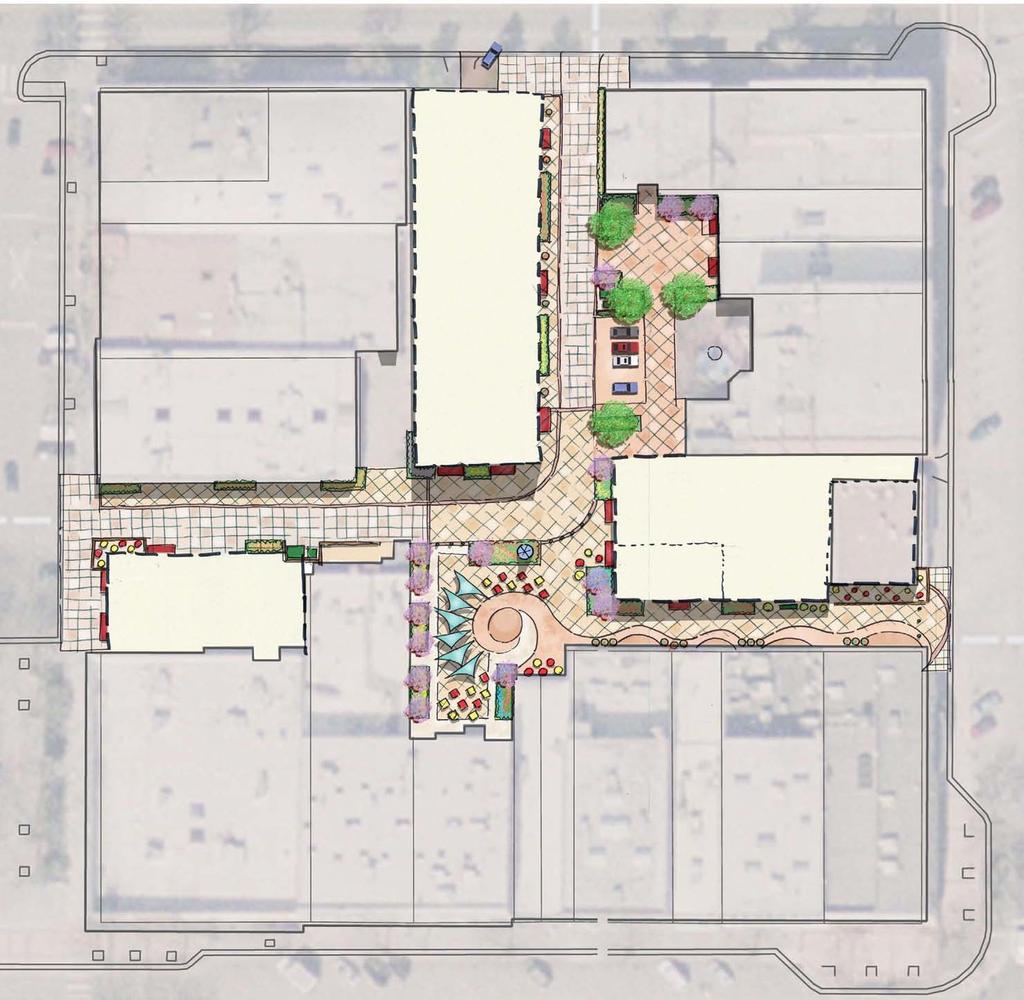 CSU LAPORTE MASON MASON ST COLLEGE AVE N KEY PLAN MAGNOLIA ST MOUNTAIN WALNUT POTENTIAL PARKING STRUCTURE WITH RETAIL ON BOTTOM EDGE, RESIDENTIAL OR OFFICES TOP FLOORS CANOPY ENTRANCES POTENTIAL