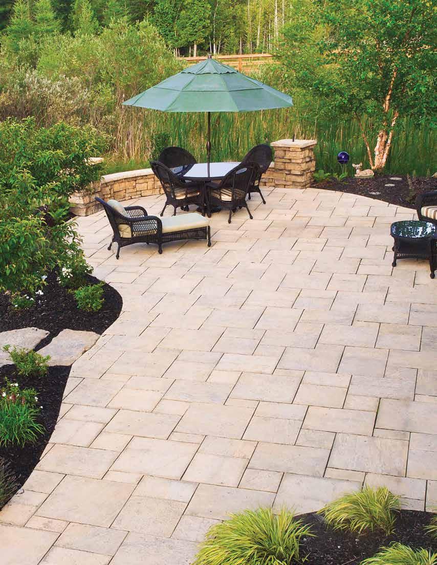 DIMENSIONAL FLAGSTONE, IRREGULAR STEPS, AND BELVEDERE SHOWN IN FOND DU LAC, DIMENSIONAL COPING SHOWN IN SAND So, you want a new patio?