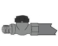 Disconnect gas line flex tube from the manual shut-off valve. 4. Model 56701: Disconnect any wall switch, remote control or thermostat wires from top & bottom terminals on the gas valve.
