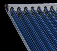 A wide and complete range of solar collectors, flat or vacuum tube, tanks and backup tanks of