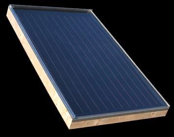 Solar collectors IRC 25 (for in-roof installation) SOLAR Collectors Technical characteristics: High-efficiency copper absorber Copper pipes Ultrasonic welded Wooden frame Mineral wool insulation