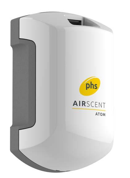 Revolutionary new air fragrancing technology designed to leave a lasting impression Airscent Atom Delivering a long lasting fragrance from essential oils, the Airscent Atom uses innovative Piezo