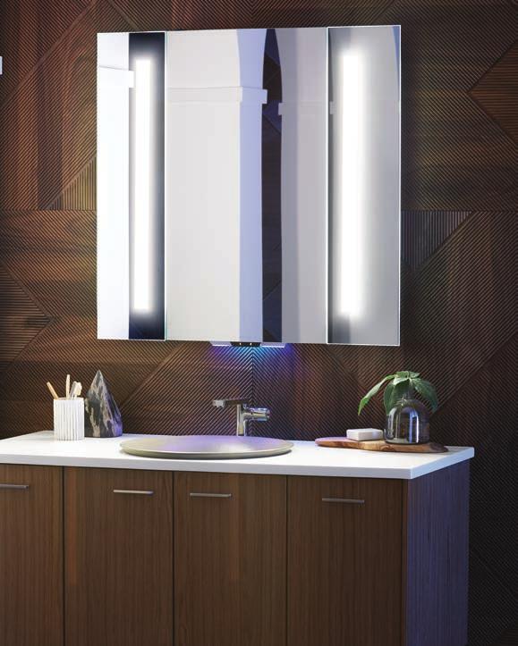 20 Reflect Your Personal Style To learn more about how Verdera mirrors and medicine cabinets can elevate your daily routine, speak with a showroom representative or visit KOHLER.