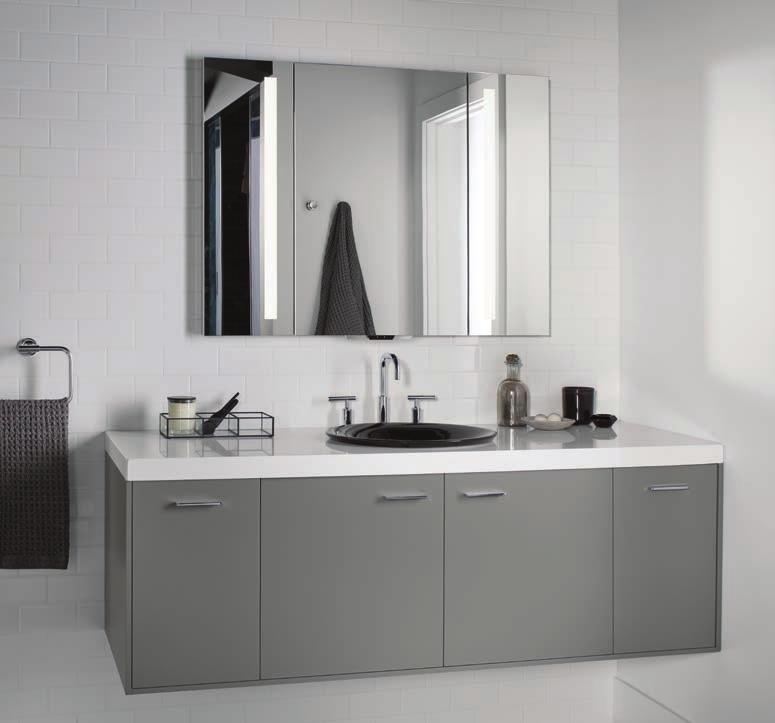3 Verdera Mirrors & Medicine Cabinets Verdera mirrors and medicine cabinets enhance the moments you spend in the bathroom, transforming your experience from routine to optimized.