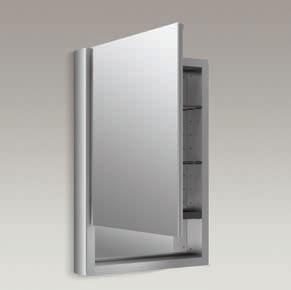 A front mirror, inside door mirror and back panel mirror provide the ideal experience for any