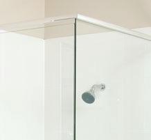 Made from strong, 6mm safety glass that s glazed to reduce mould and mildew,