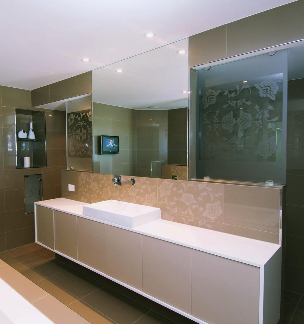 Frameless Mirrors Add a touch of elegance and a generous dash of class to your bathroom with Bradnam s Frameless