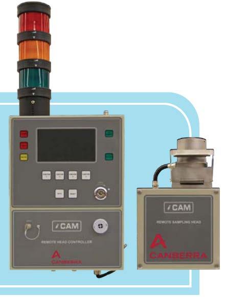 Allows sampling up to 100m from the icam control unit Head contains amplifiers, flow & pressure measurement so no pipe required back to control unit 2 x coax cables & 1 serial data cable to icam CU