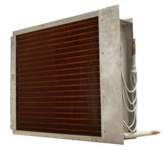 STAINLESS PIPE STAINLESS FINS EVAPORATOR As well as the condenser units, the evaporator