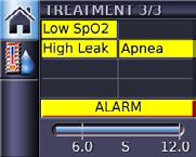 If multiple alarms are active, the latest alarm message is displayed and as these are cleared each message can be read. Muting the alarm To clear an alarm message, press.