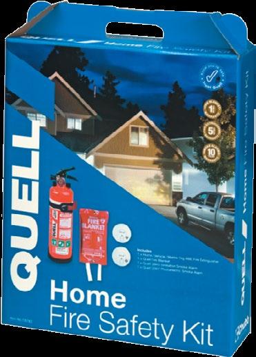 A Quell fire safety kit gives you the basics to safeguard your home or car.