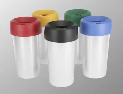 // waste management Iris Waste Management Bins 3 The Iris metallic bin range is designed for indoor use