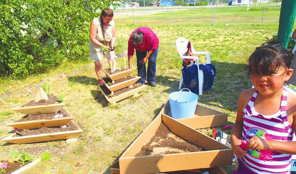 Dehcho Region Fort Liard The community is still in the process of identifying a more accessible location for the community garden.