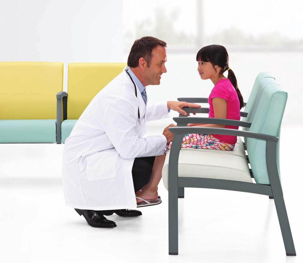 You ll be fine Primacare tables share the same construction and design as Primacare seating and are available in a wide range of sizes and top finishes for both freestanding and modular linking