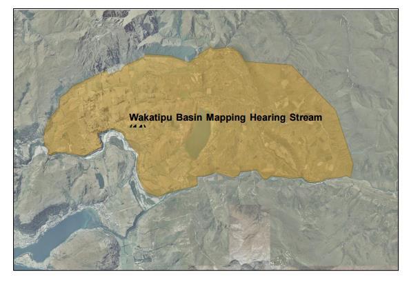 Figure 2: Approach to the separation of the Queenstown and Wakatipu Basin Hearing Streams Wakatipu Basin Land Use Planning Study 2.
