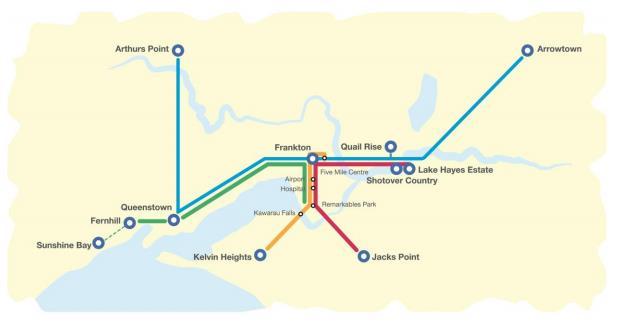 The Otago Regional Council Public Transport Plan 2014 Draft Addendum: Wakatipu Basin and Concord Green Island Link (March 2017) 48 10.