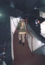 Following this test, the fire brigade was allowed to verify the fundamental quality of the slide, since firemen