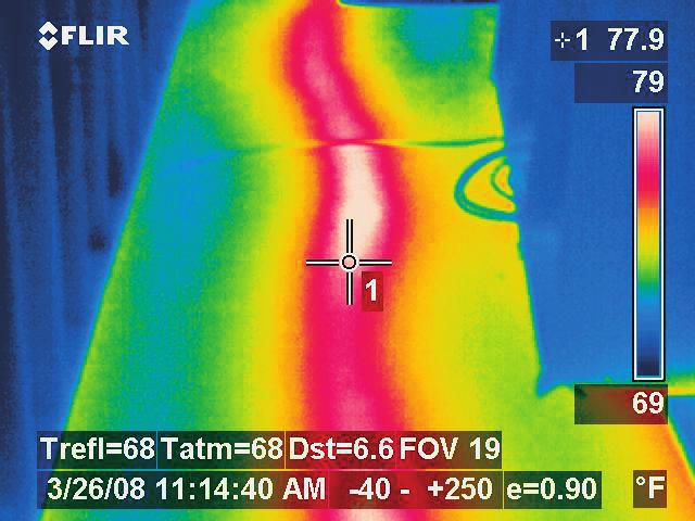 Thermal or infrared energy is light that is not visible to the human eye, but is part of the electromagnetic spectrum that we perceive as heat.