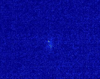 Standoff Detection of TNT 1 meter standoff (not limited to this distance) 20 mw, λ=6.25 micron, 10 mm diameter QCL beam T is ~ 1 o C for bright grain seen in both images.
