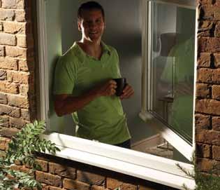 The Tilt and Turn window easily operates in both directions