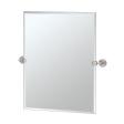 5-in H Rectangular Tilting Frameless Bathroom Mirror with Chrome and Beveled Edges (Lowes Item #: 488512 Model #: 4379S) General - Gatco 3-Piece Designer 2 Chrome Decorative Bathroom Set Wellworth