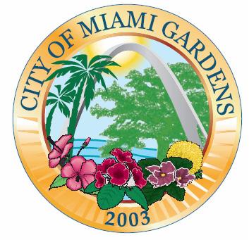 CITY OF MIAMI GARDENS The City of Miami Gardens has an estimated population of 109,730 and encompasses approximately 20 square miles, with 5.6 miles of frontage on SR 7/U.S. 441.