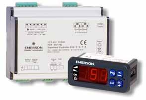 Refrigeration The EXD-SH1/2 are designed for precise control of the superheat and drive the EX valve series.