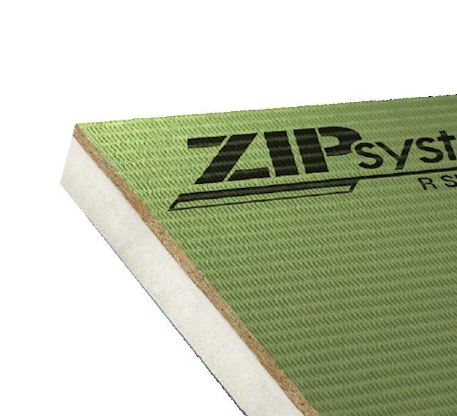 ½ Fiberglass Insulation R-15 Between the Studs and 2 ½ Zip R-12.6 Sheathing for a Total R-Value Of R-27.