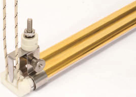 Lead configurations and lengths 842 F (450 C), 600V insulated lead wire, 3/8" stripped ends standard, oriented straight out ends or at 90º to heater axis.
