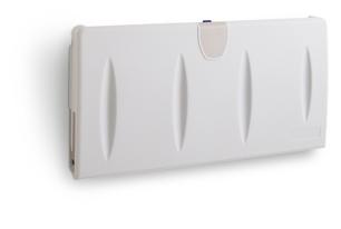 L-284 Wall mounted Weight capacity 100kg Available in white Vertical