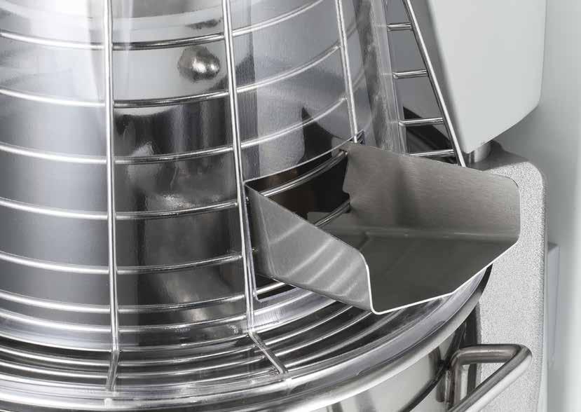 Safety comes first in our food preparation range Electrolux cares for the operator s safety preventing chemical migration of potentially harmful food-contact metal or plastic substances into food or