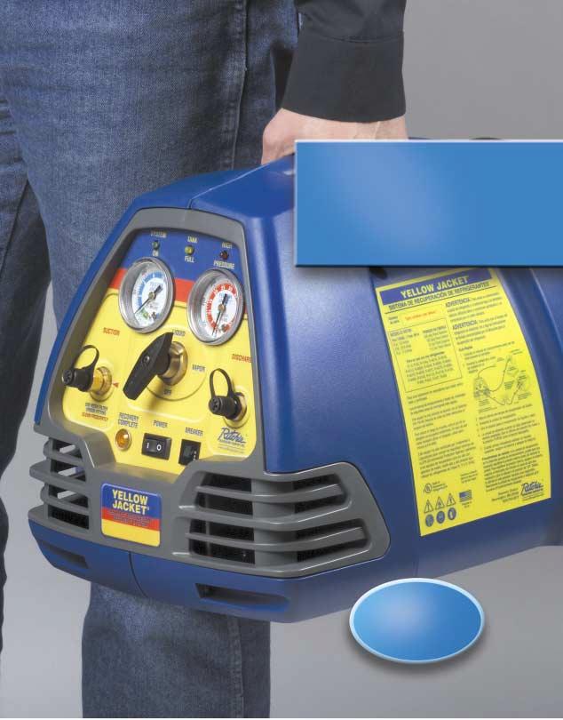 YELLOW JACKET Recovery Machines for every refrigerant, every