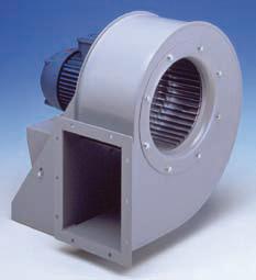 air and light smoke with maximum temperature of 80 C AL 17 -Radial blade centrifugal fans in