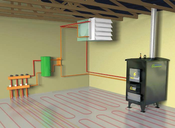 This allows you to select the ideal location in your garage, shop or in your yard for your furnace installation to make loading